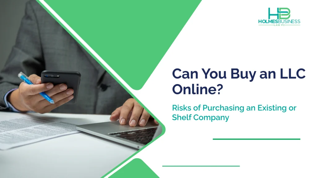 Learn what to verify before buying an existing or shelf LLC online, including ownership, debts, taxes, liens, and control.